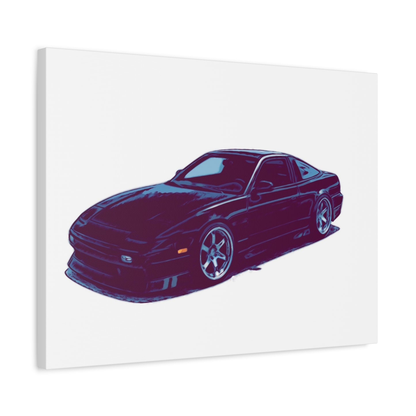Midnight Drift – JDM Street Coupe Comic Wall Art