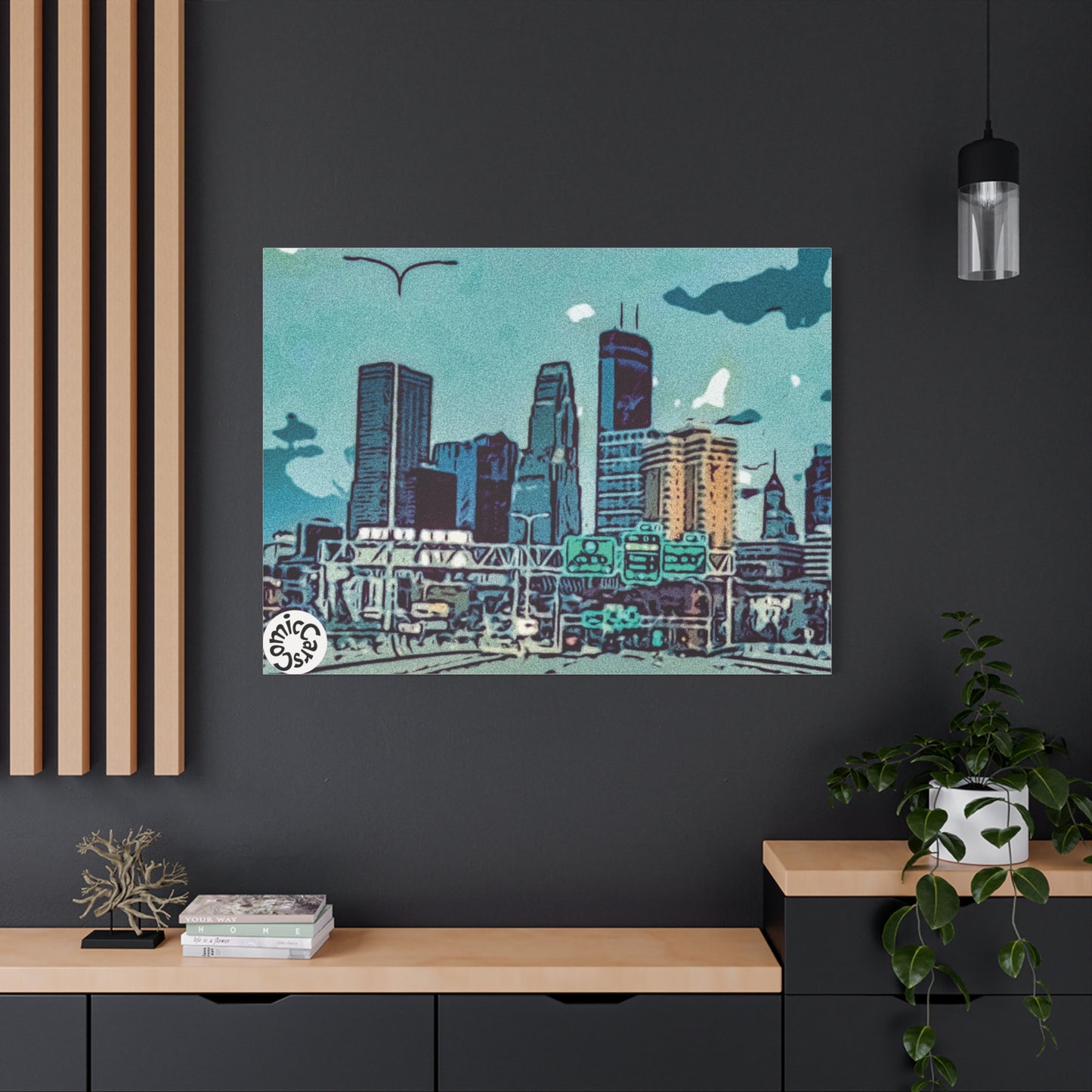 Minneapolis Cruises City Matte Canvas Wall Art