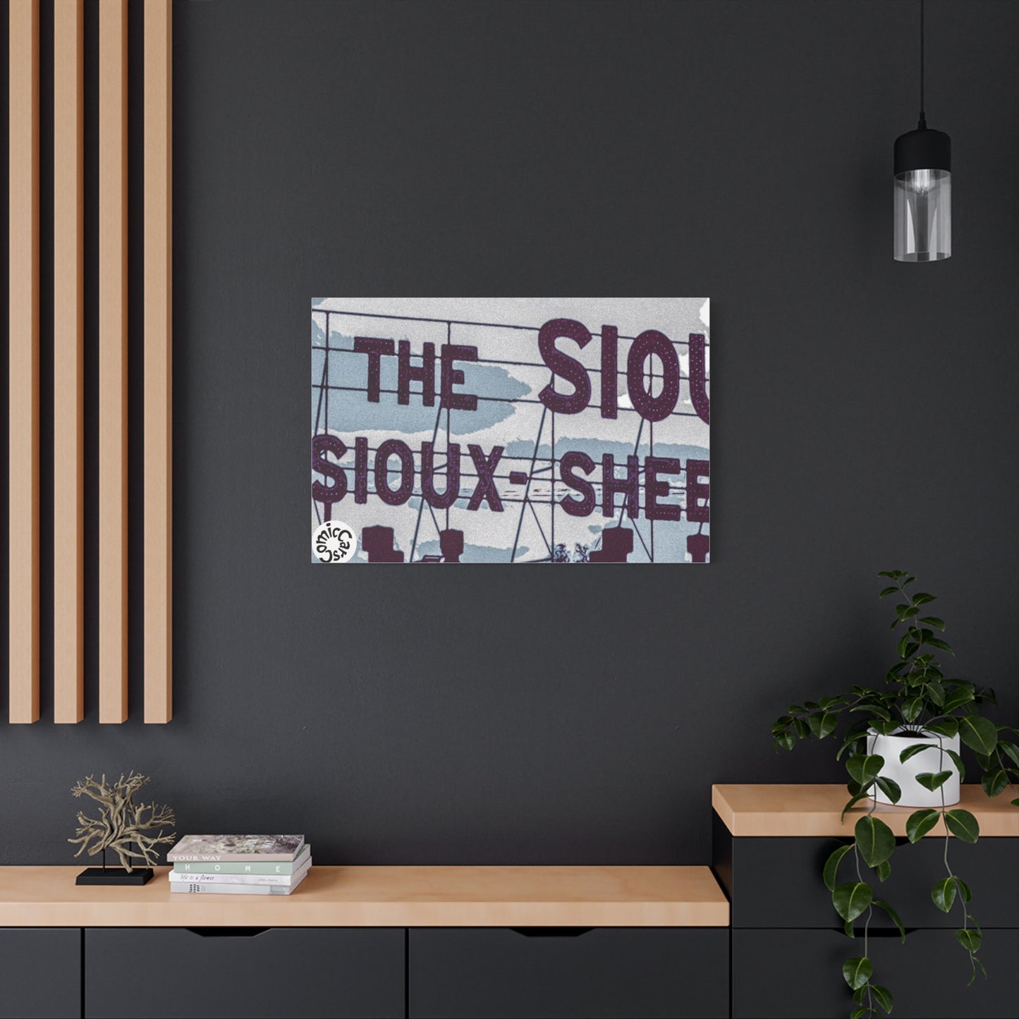 Sioux Falls City Matte Canvas Wall Art Urban Decor