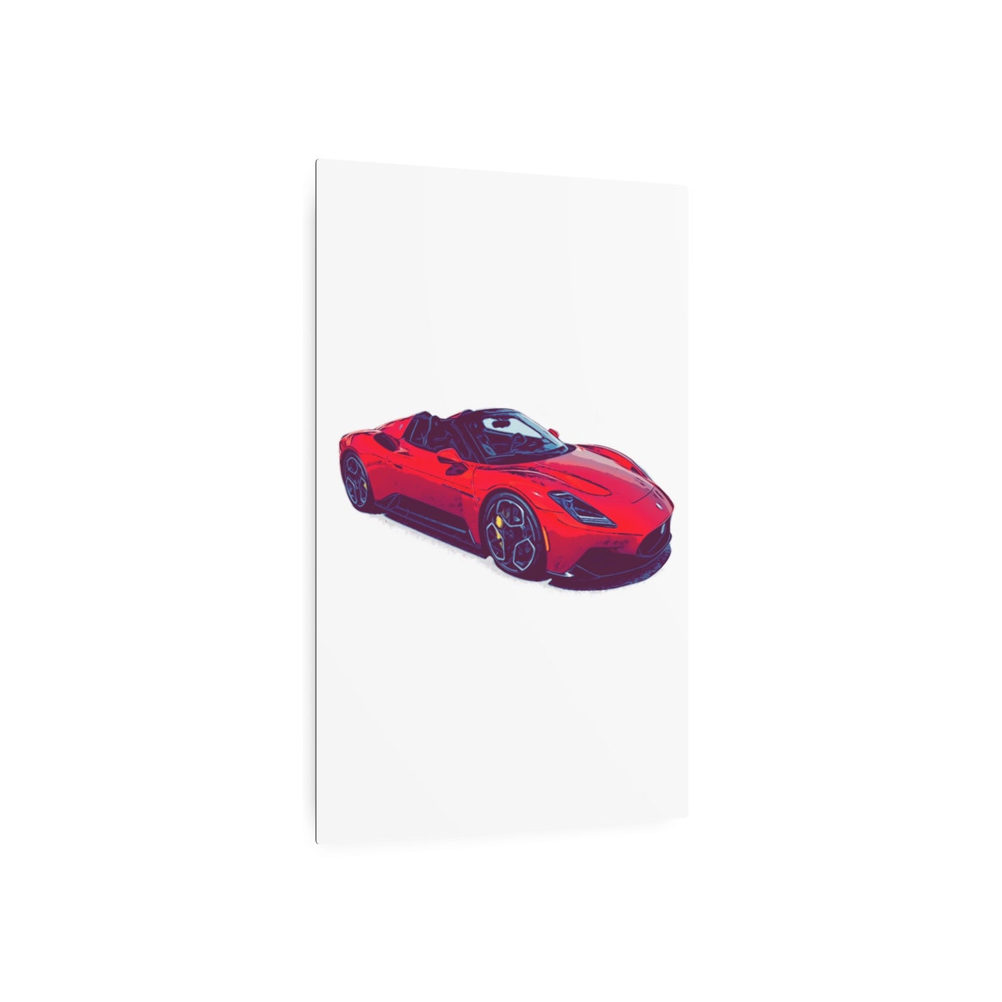 Scarlet Velocity – Modern Exotic Convertible Comic Wall Art
