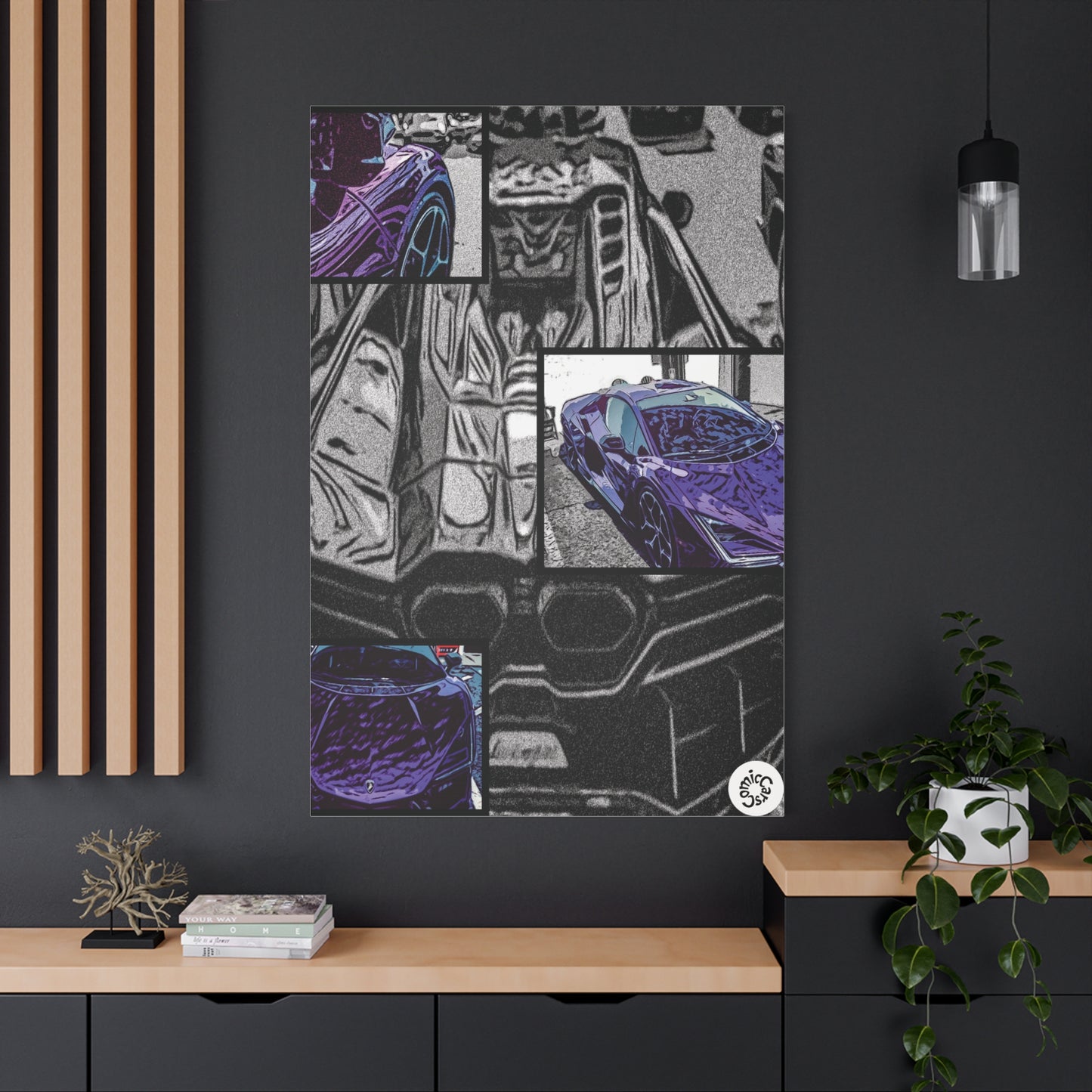 Super Car Canvas Art, Automotive Wall Decor, Garage Wall Art, Car Prints
