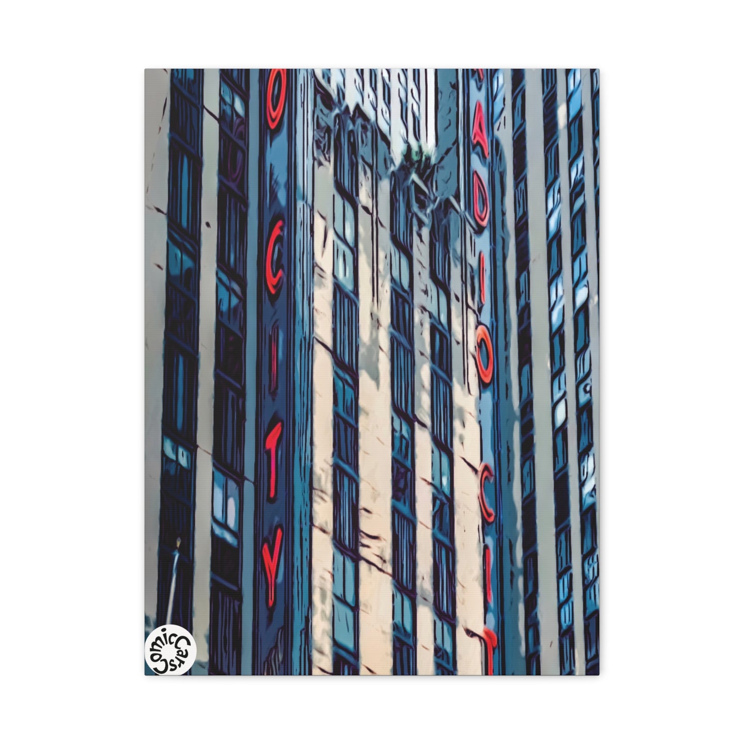 New York City Matte Canvas Wall Art Urban Decor Statement Piece
