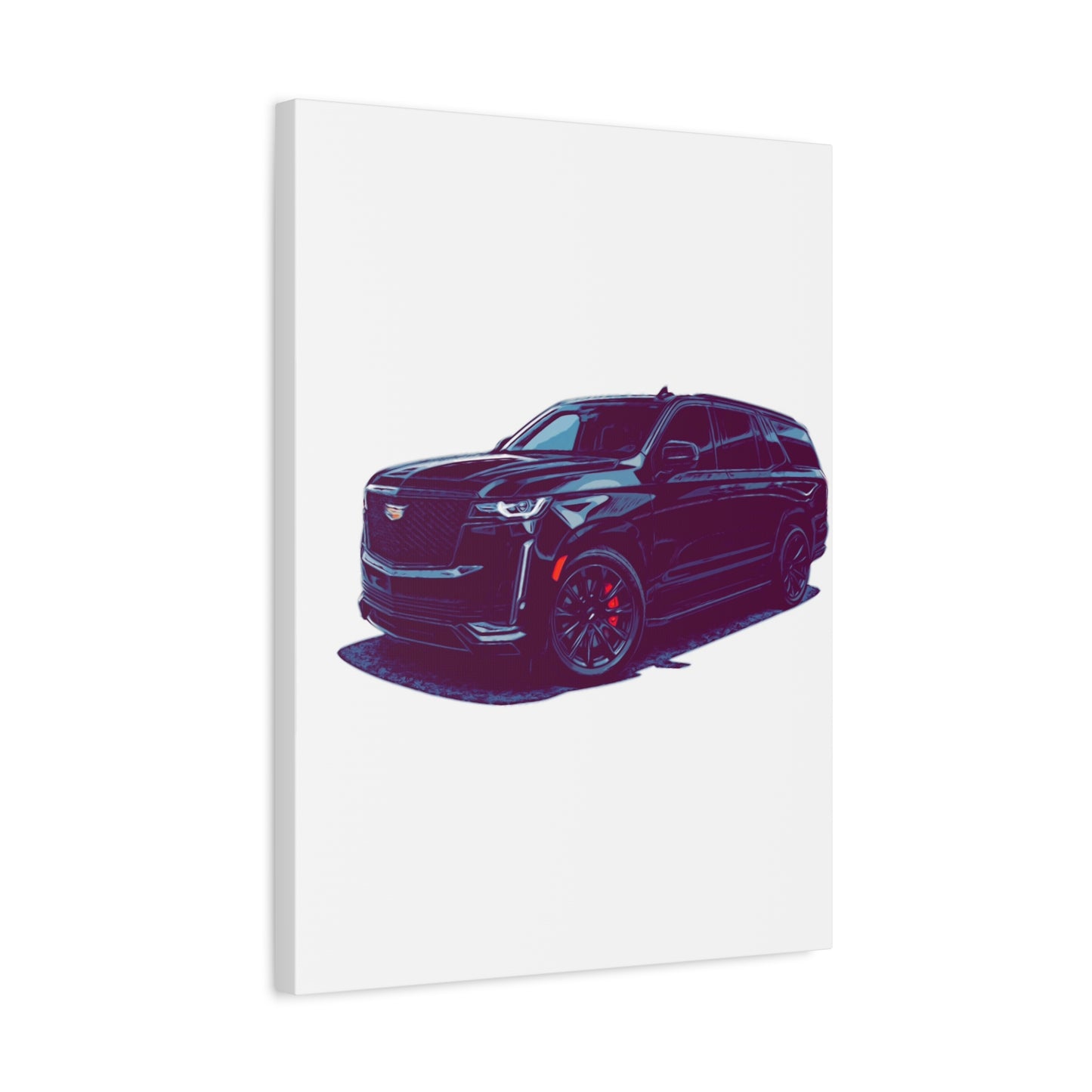 Obsidian Command – Modern Performance SUV Comic Wall Art