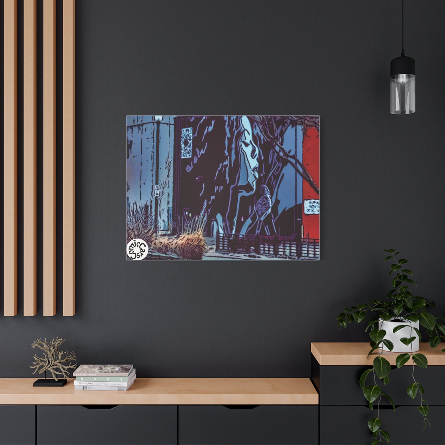 Sioux Falls Street Art Matte Canvas Wall Art Urban Home Decor