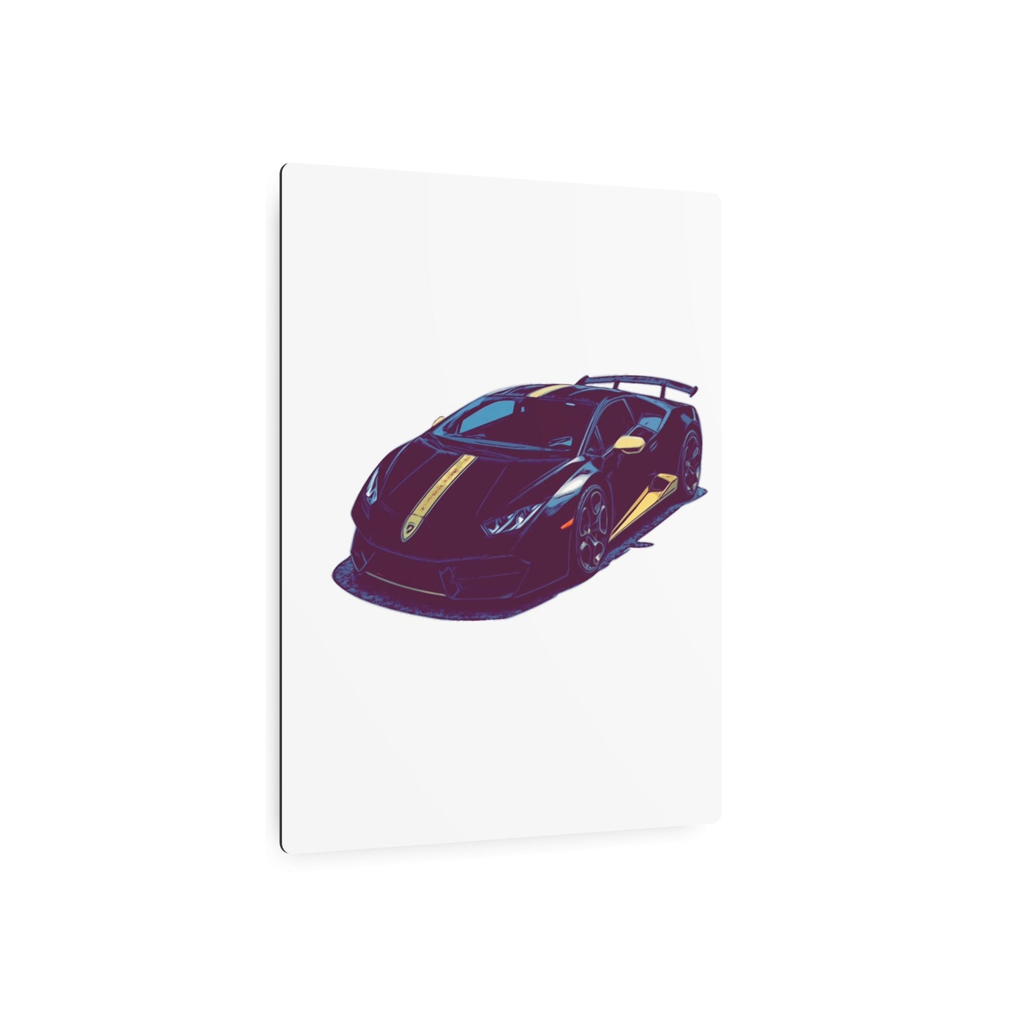 Goldline Fury – Exotic Supercar Comic Wall Art