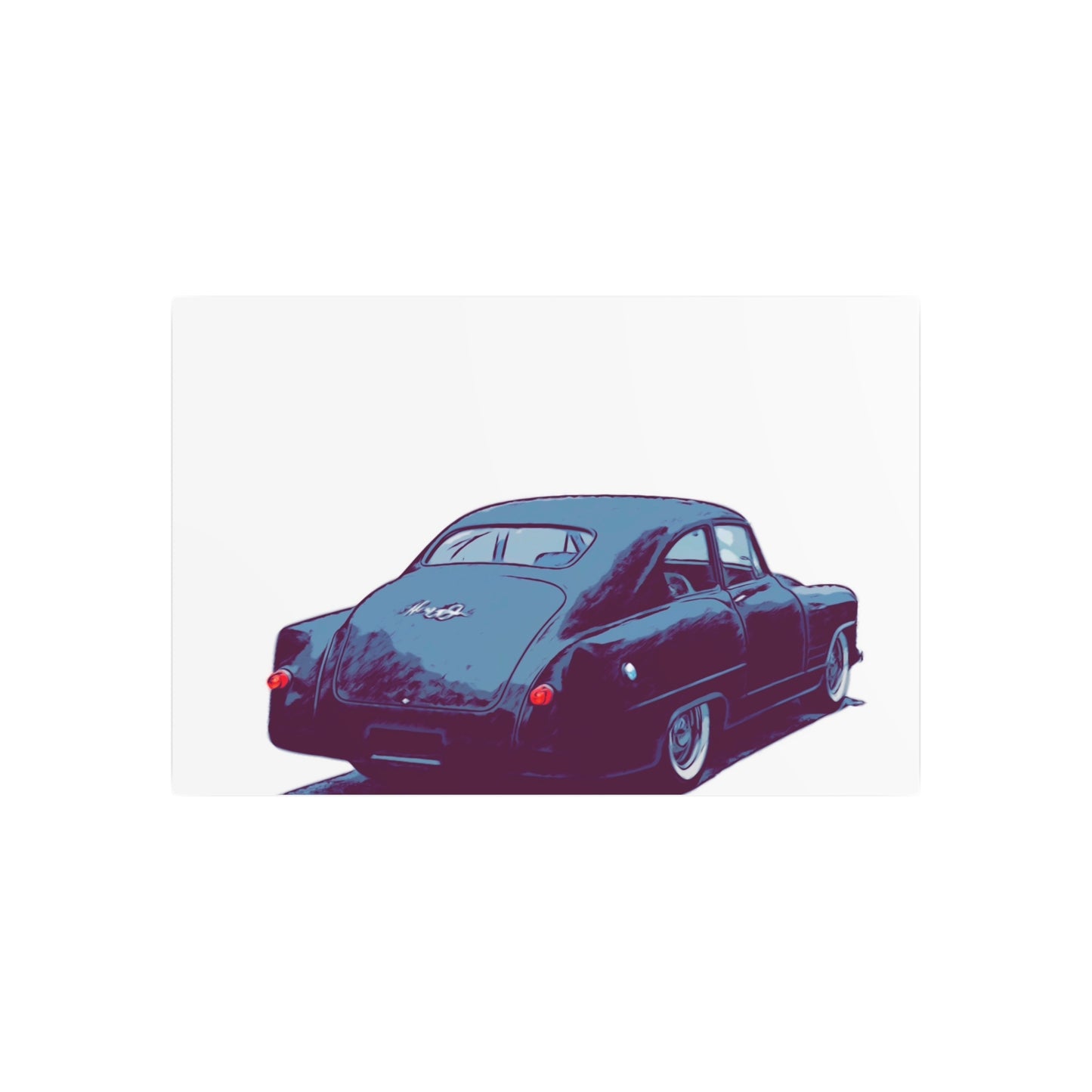 Taildrag Tradition – Vintage Custom Coupe Comic Wall Art