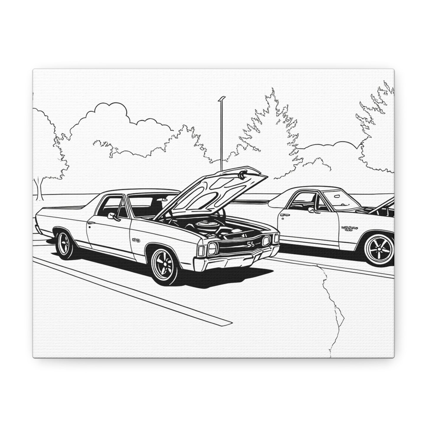 Kids Car Coloring Canvas – Comic Cars™ Interactive Vehicle Art