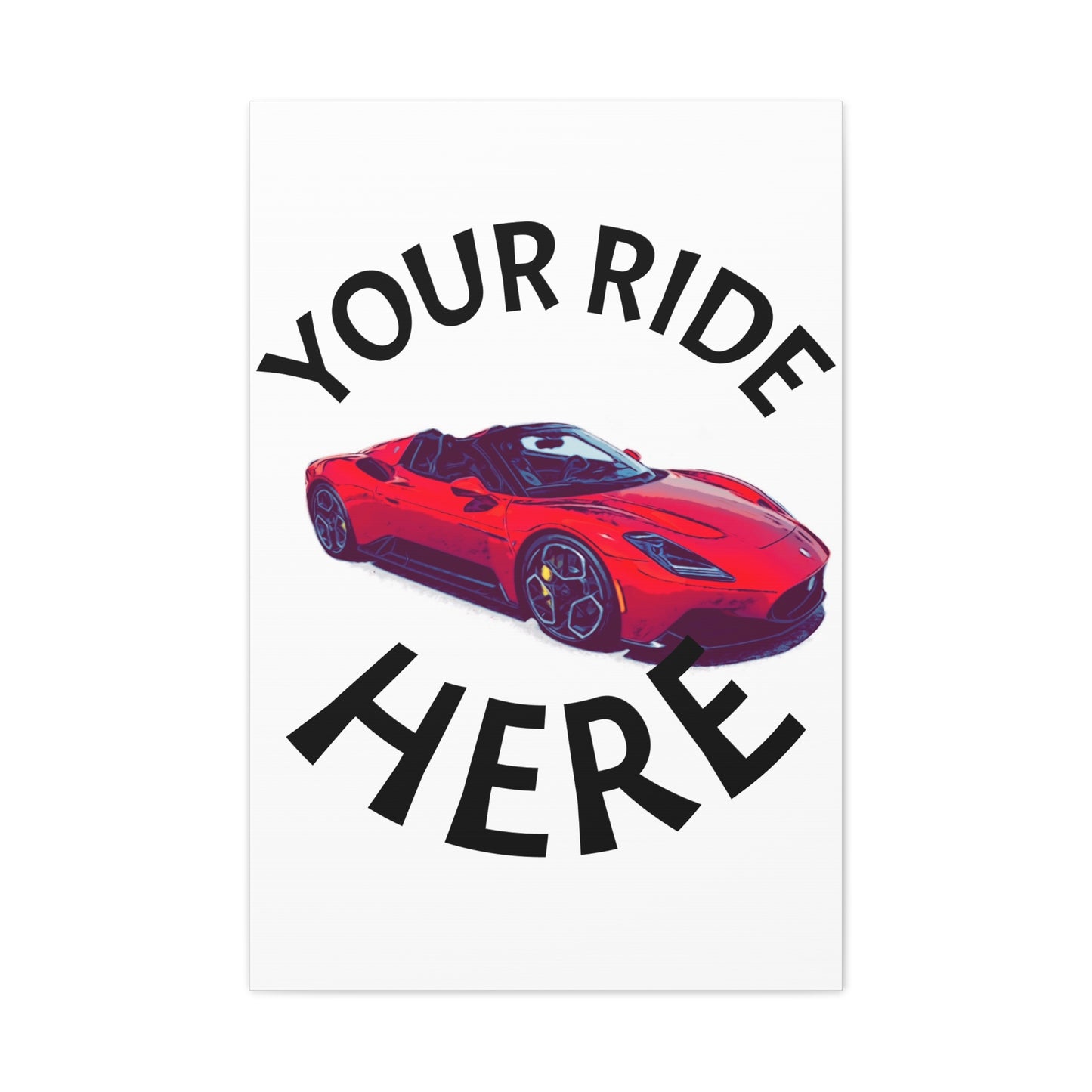 Comic My Ride – Custom Cartoon Car Illustration from Your Vehicle Photo