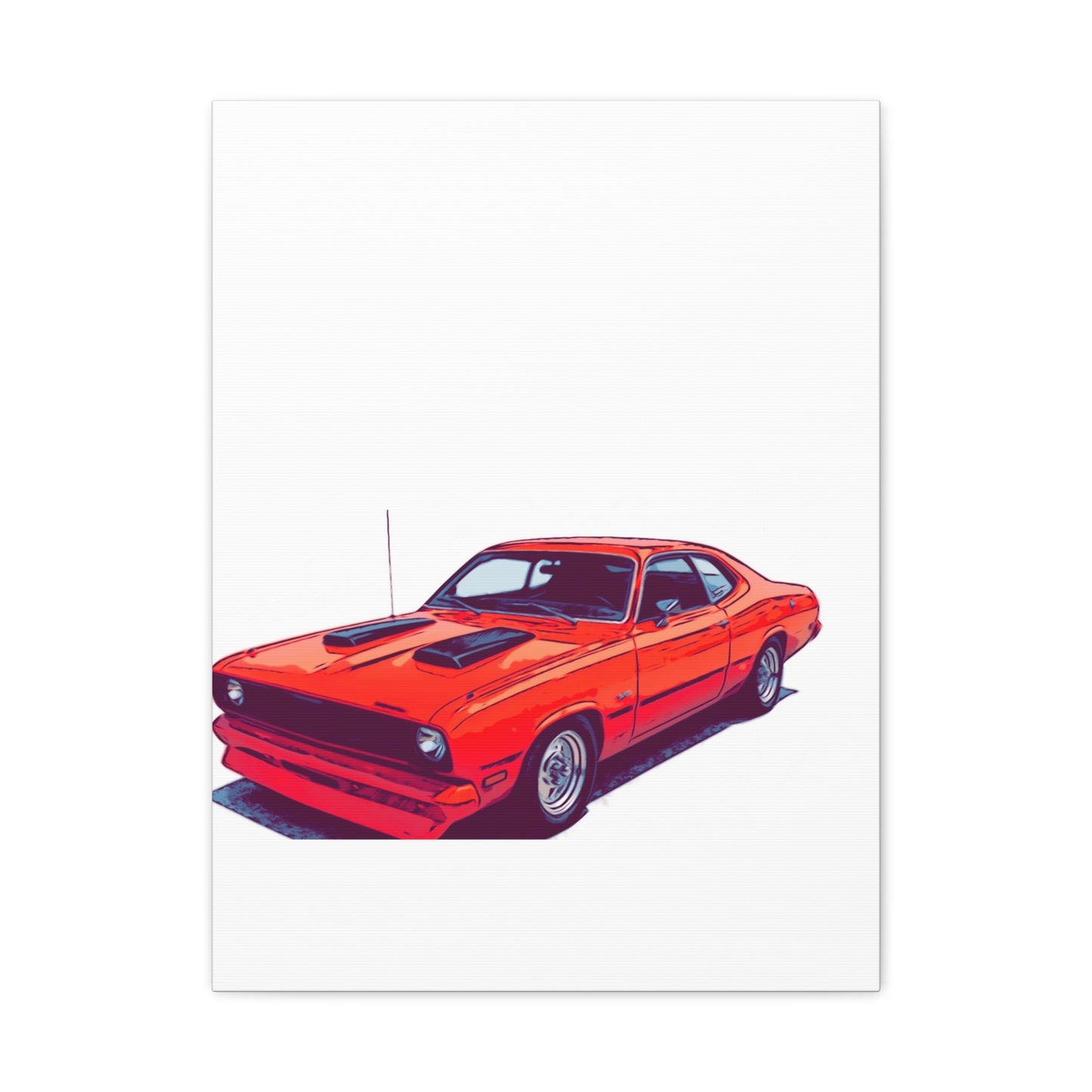 Cinderline Sprint – Classic Street Muscle Comic Car Wall Art