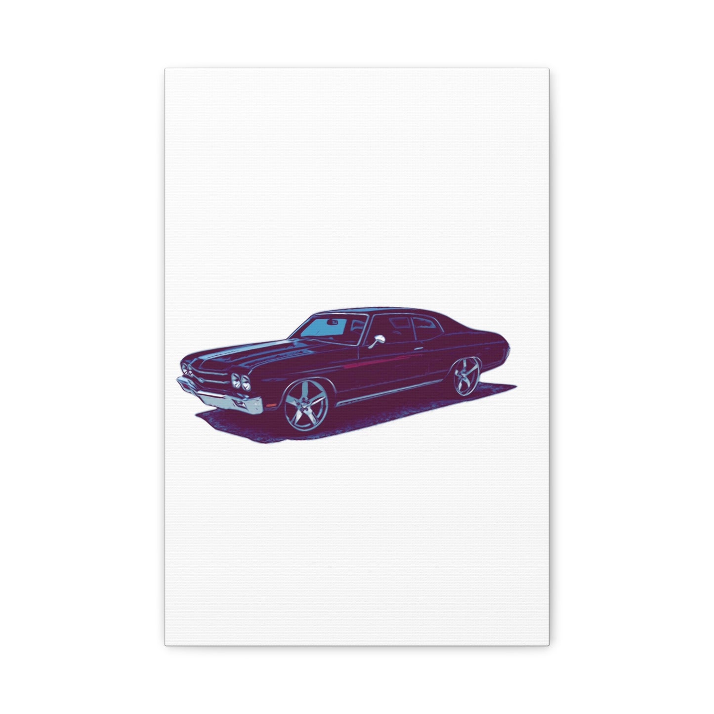 Steelline Sovereign – Classic Muscle Sedan Comic Wall Art