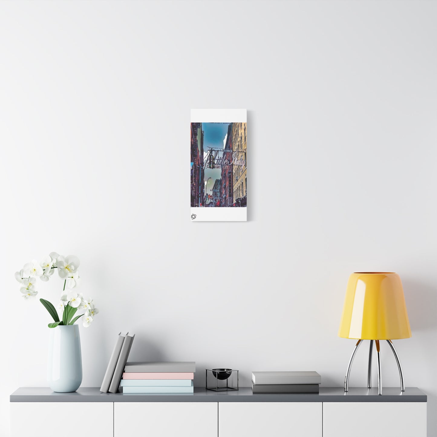 New York City Little Italy Matte Canvas Wall Art Urban Home Decor