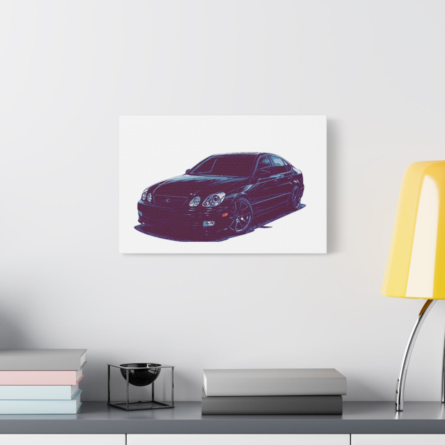 Shadowline Velocity – Luxury Sport Sedan Comic Wall Art