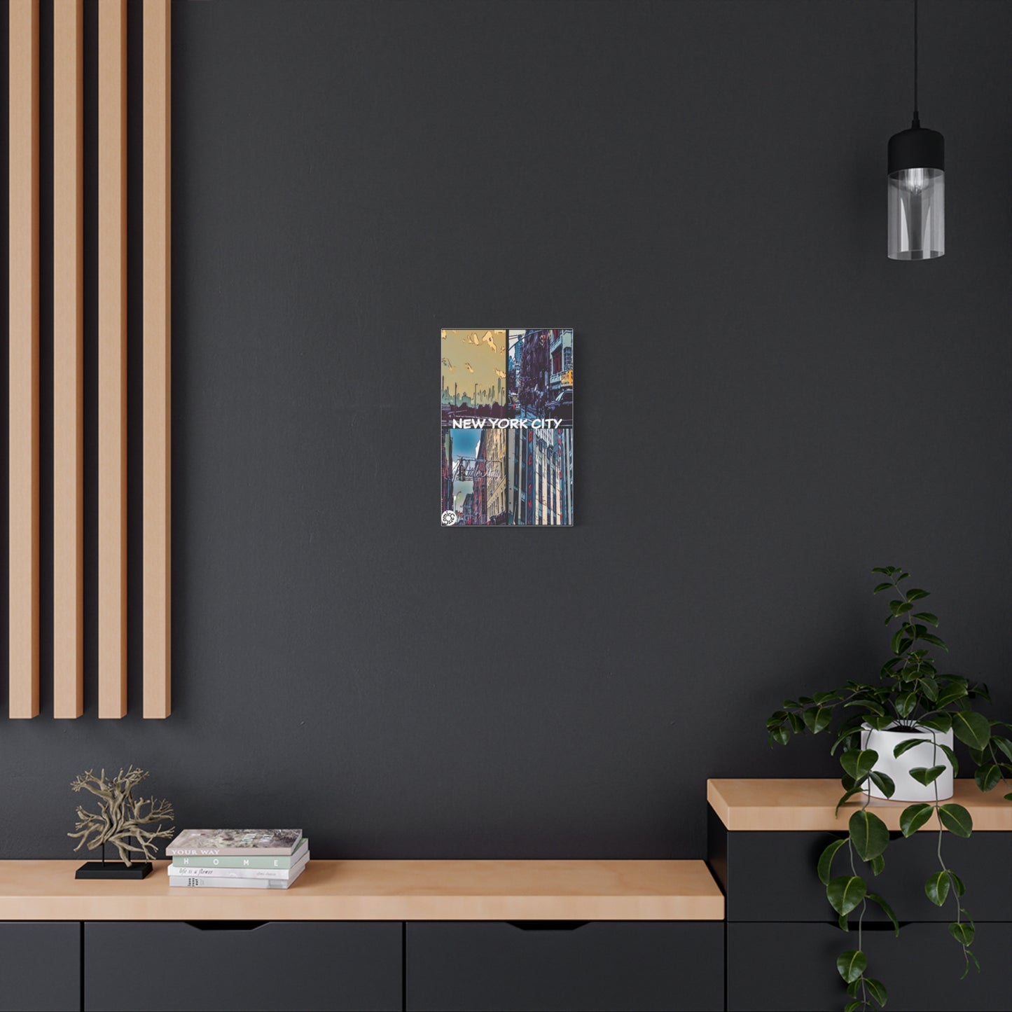 New York City Collection Matte Canvas Wall Art Urban Home Decor
