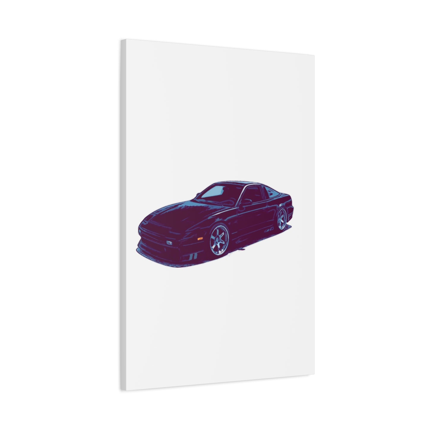 Midnight Drift – JDM Street Coupe Comic Wall Art