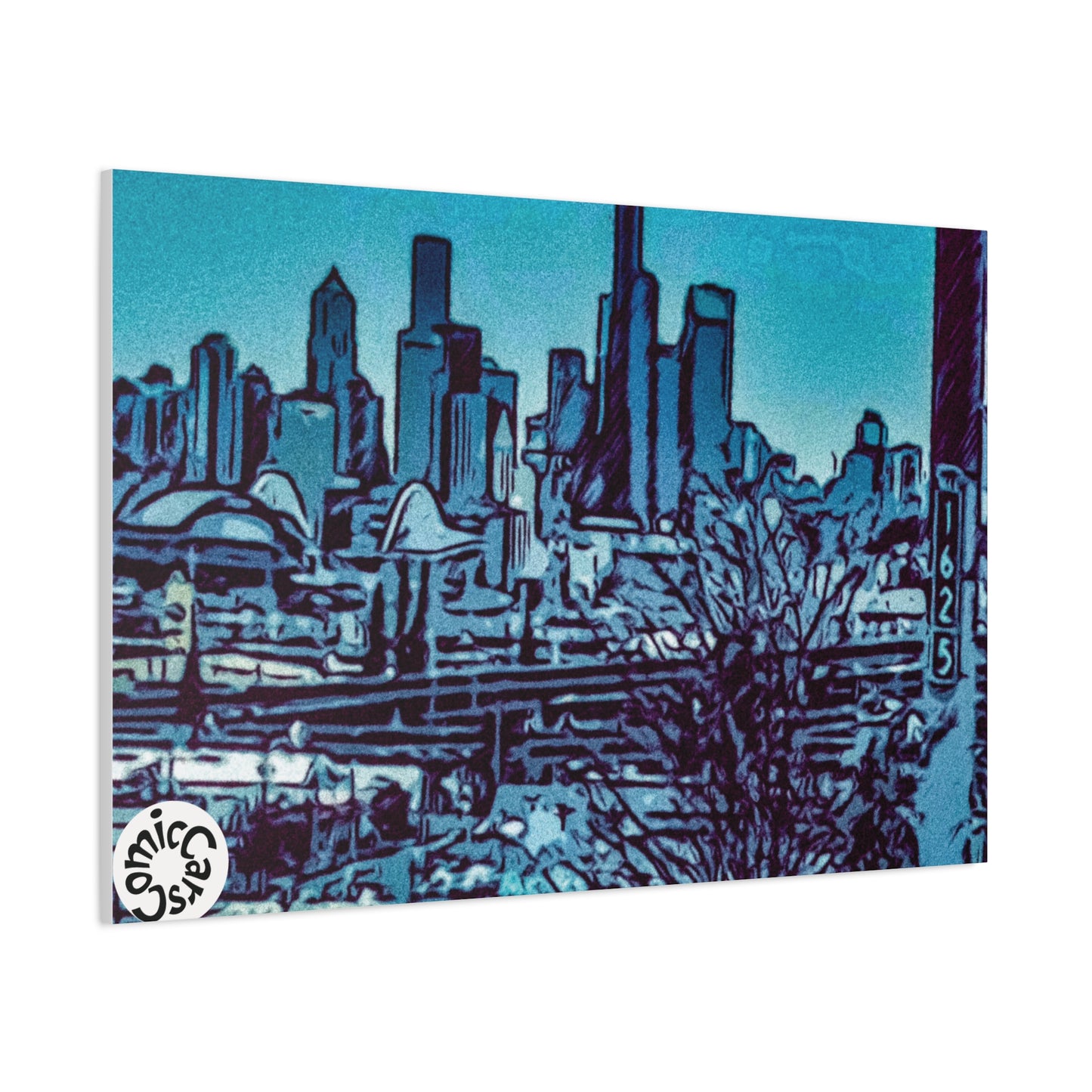 Seattle Cruises City Matte Canvas Wall Art
