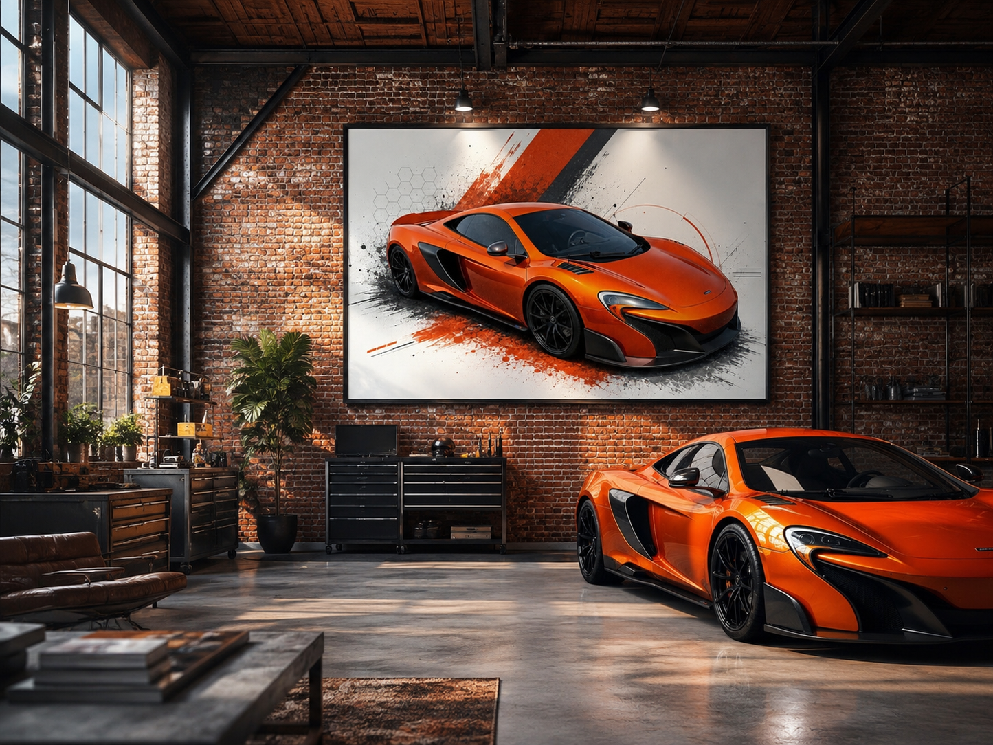 McClaren Supercar Wall Art