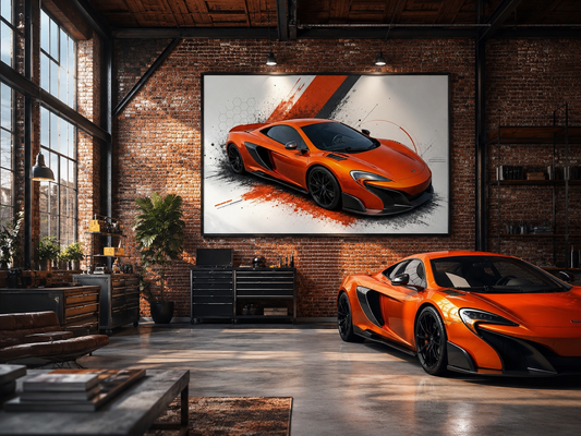 McClaren Supercar Wall Art