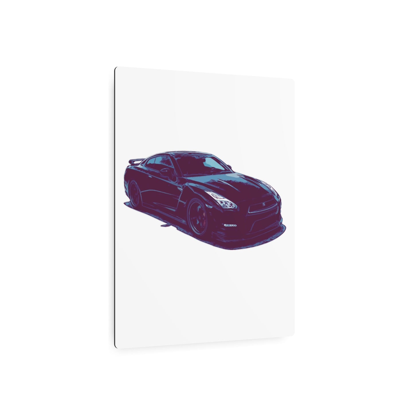 Torque After Dark – Street-Dominant Performance Coupe Comic Car Wall Art