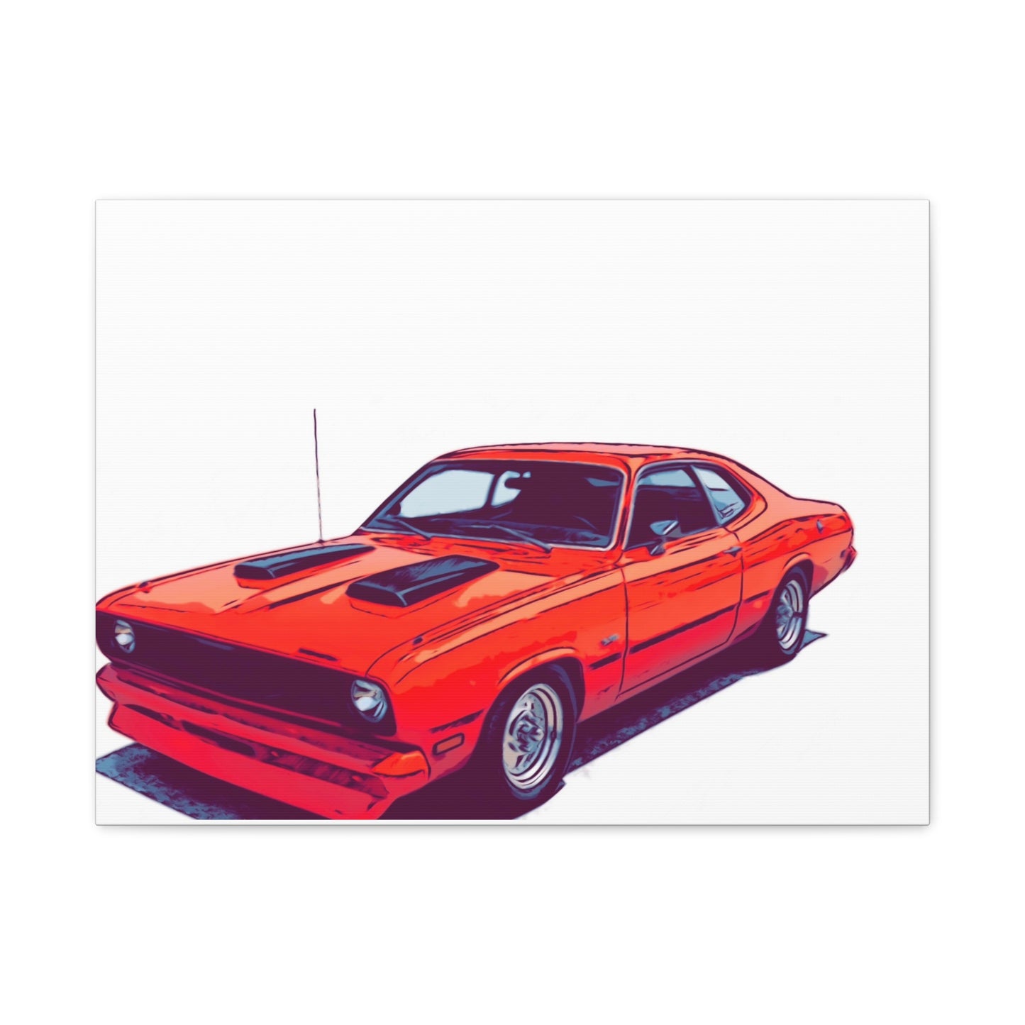 Cinderline Sprint – Classic Street Muscle Comic Car Wall Art