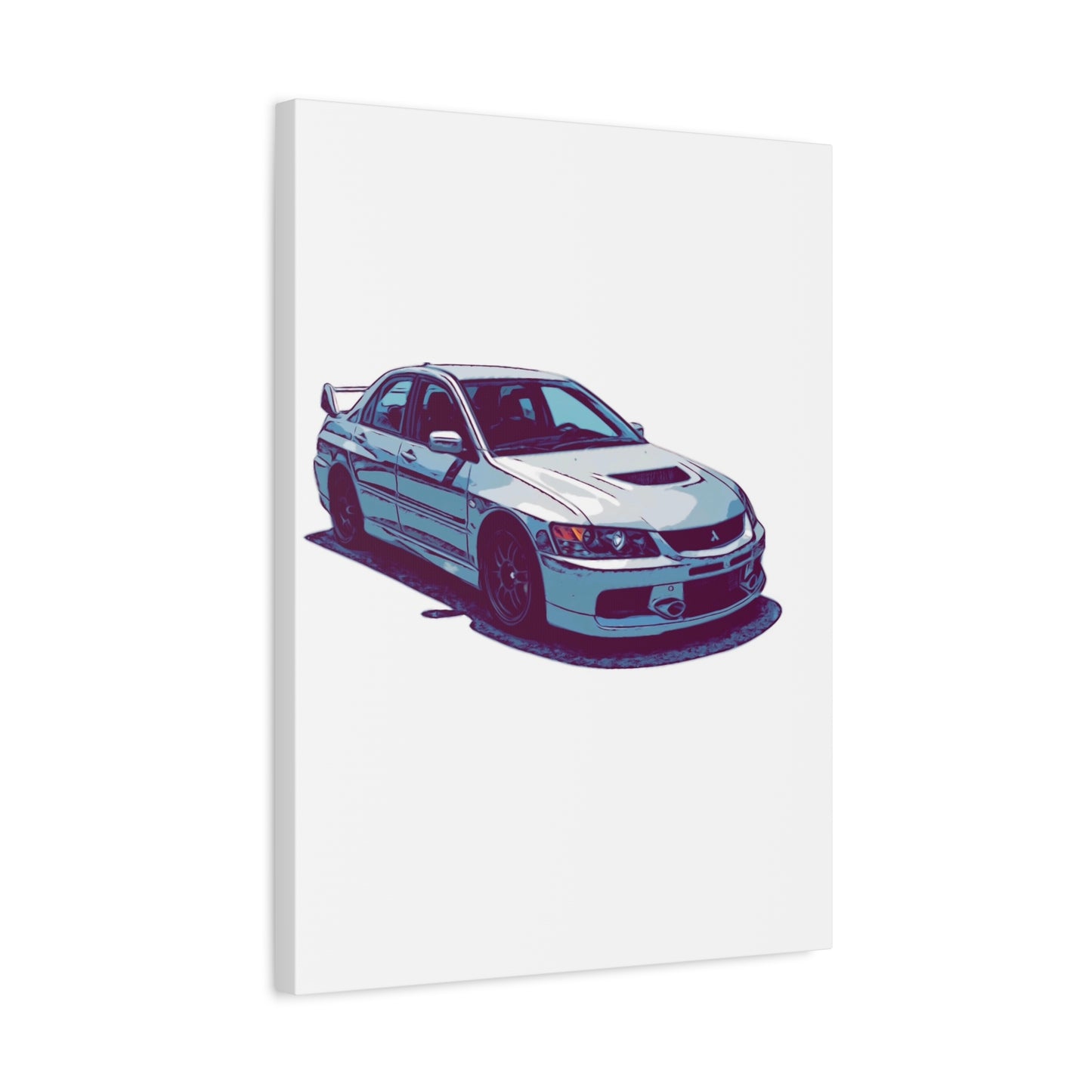 Rally Bloodline – Turbo Performance Sedan Comic Car Wall Art