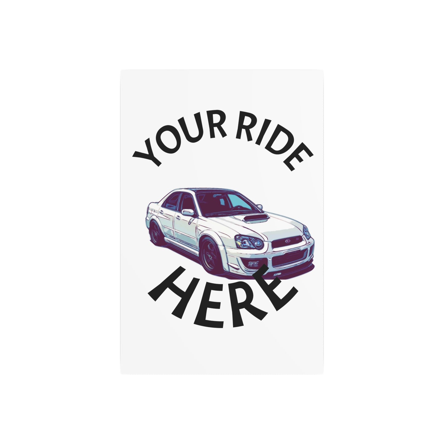Comic My Ride – Custom Cartoon Car Illustration from Your Vehicle Photo