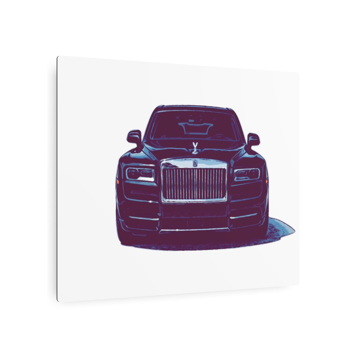 Silent Authority – Luxury Sedan Comic Wall Art