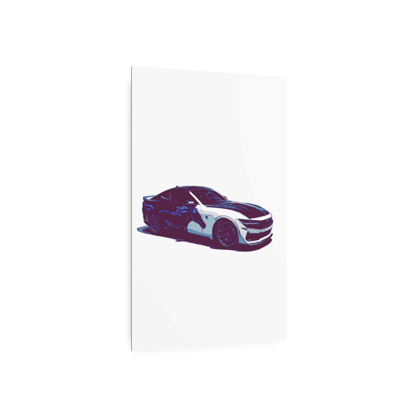 Splitstream Phantom Coupe – Two-Tone Performance Comic Car Wall Art