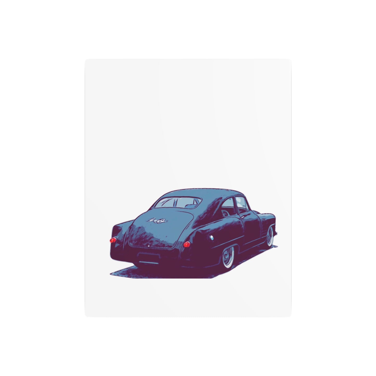 Taildrag Tradition – Vintage Custom Coupe Comic Wall Art