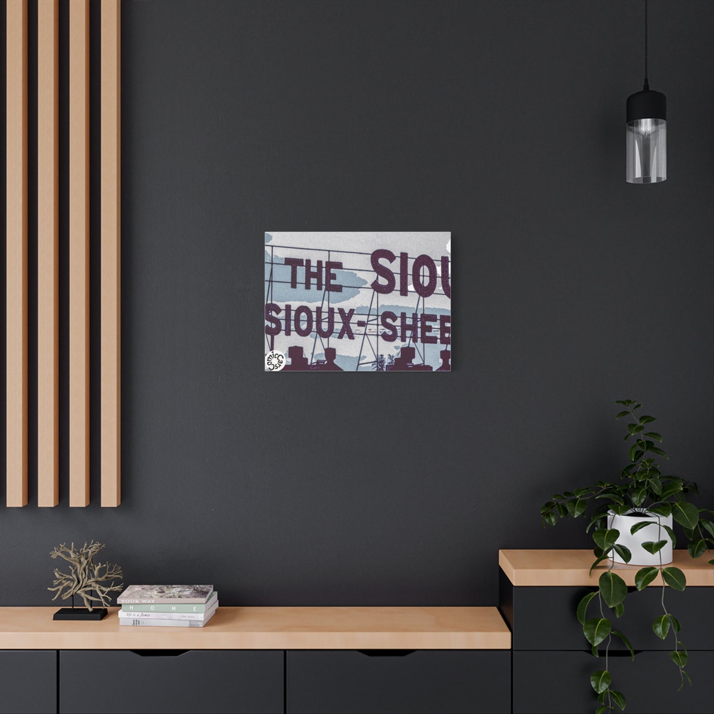 Sioux Falls City Matte Canvas Wall Art Urban Decor