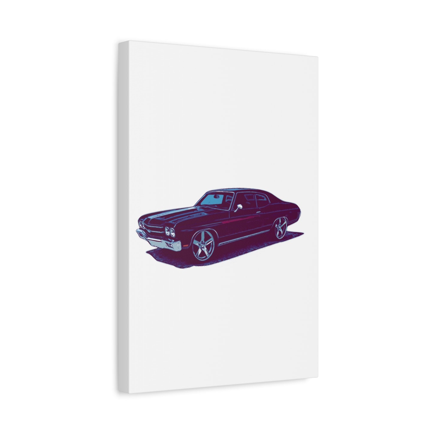 Steelline Sovereign – Classic Muscle Sedan Comic Wall Art