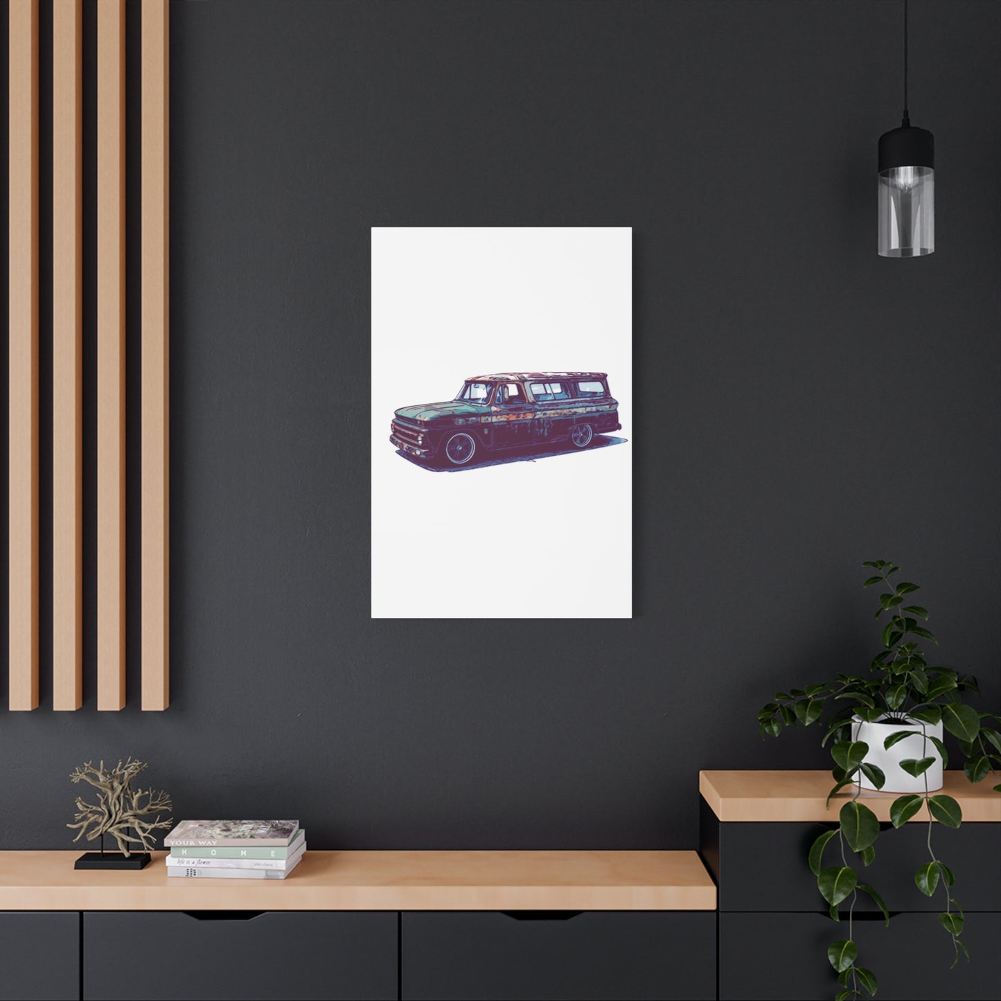 Rustline Voyager – Patina Classic Suburban Comic Wall Art