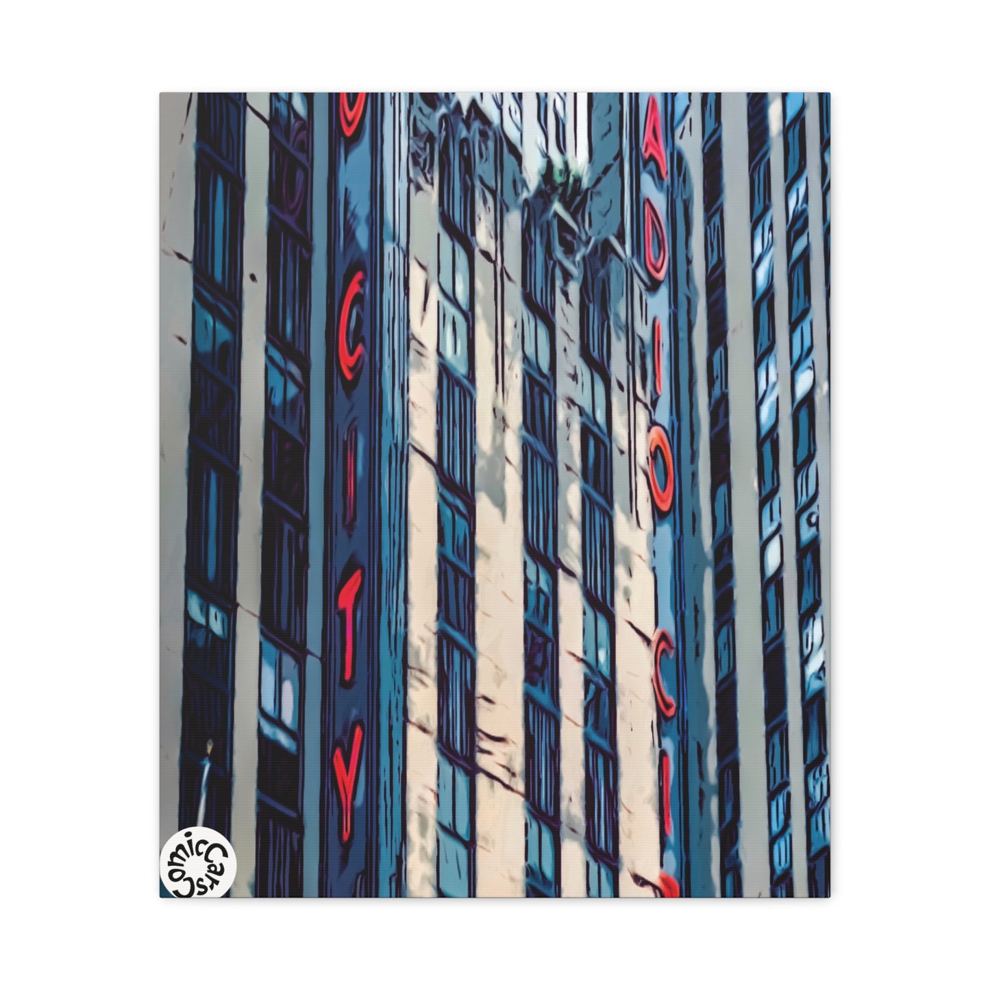 New York City Matte Canvas Wall Art Urban Decor Statement Piece
