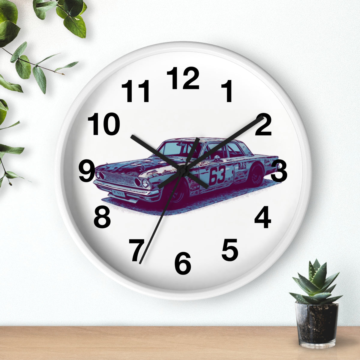Comic My Ride Wall Clock