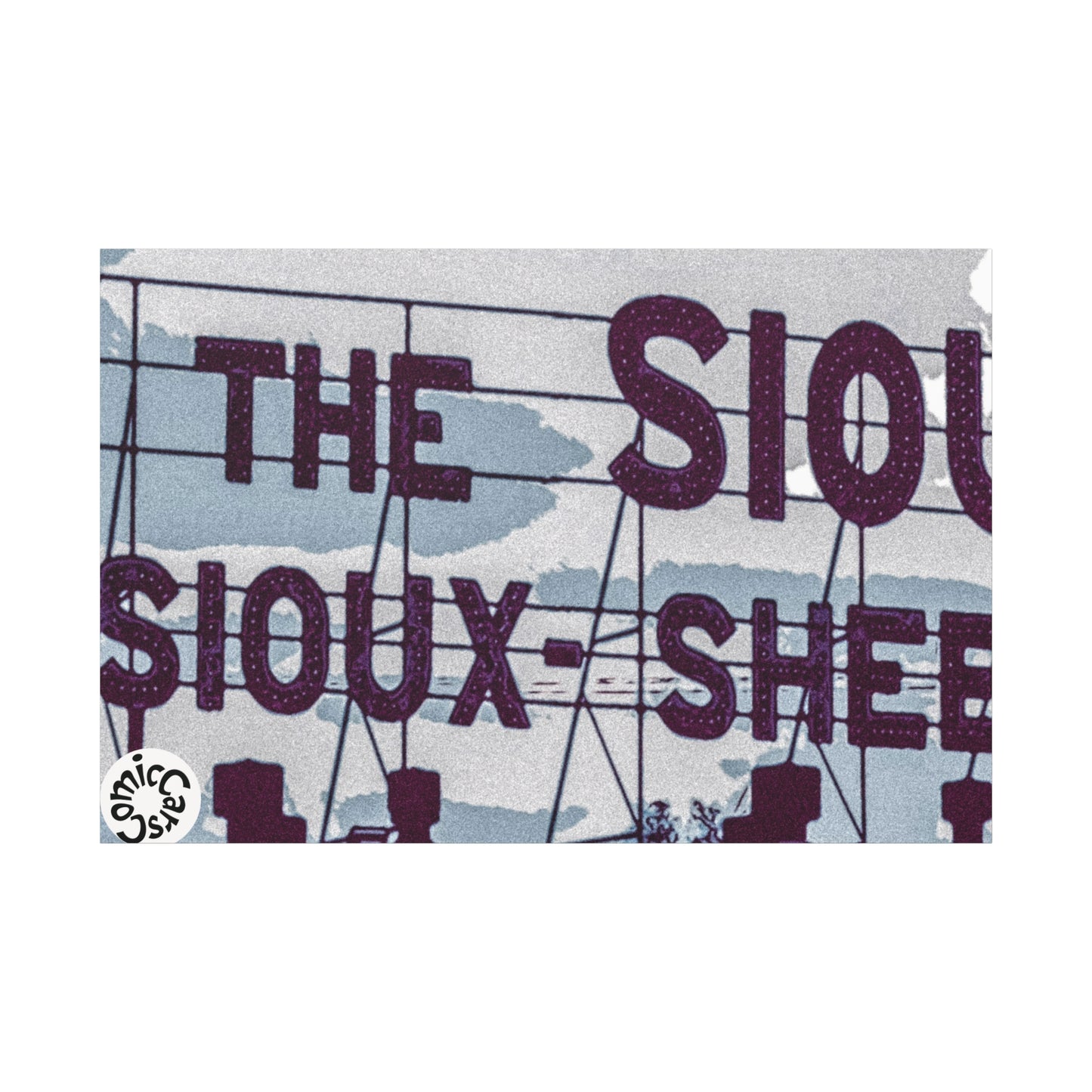 Sioux Falls City Matte Canvas Wall Art Urban Decor