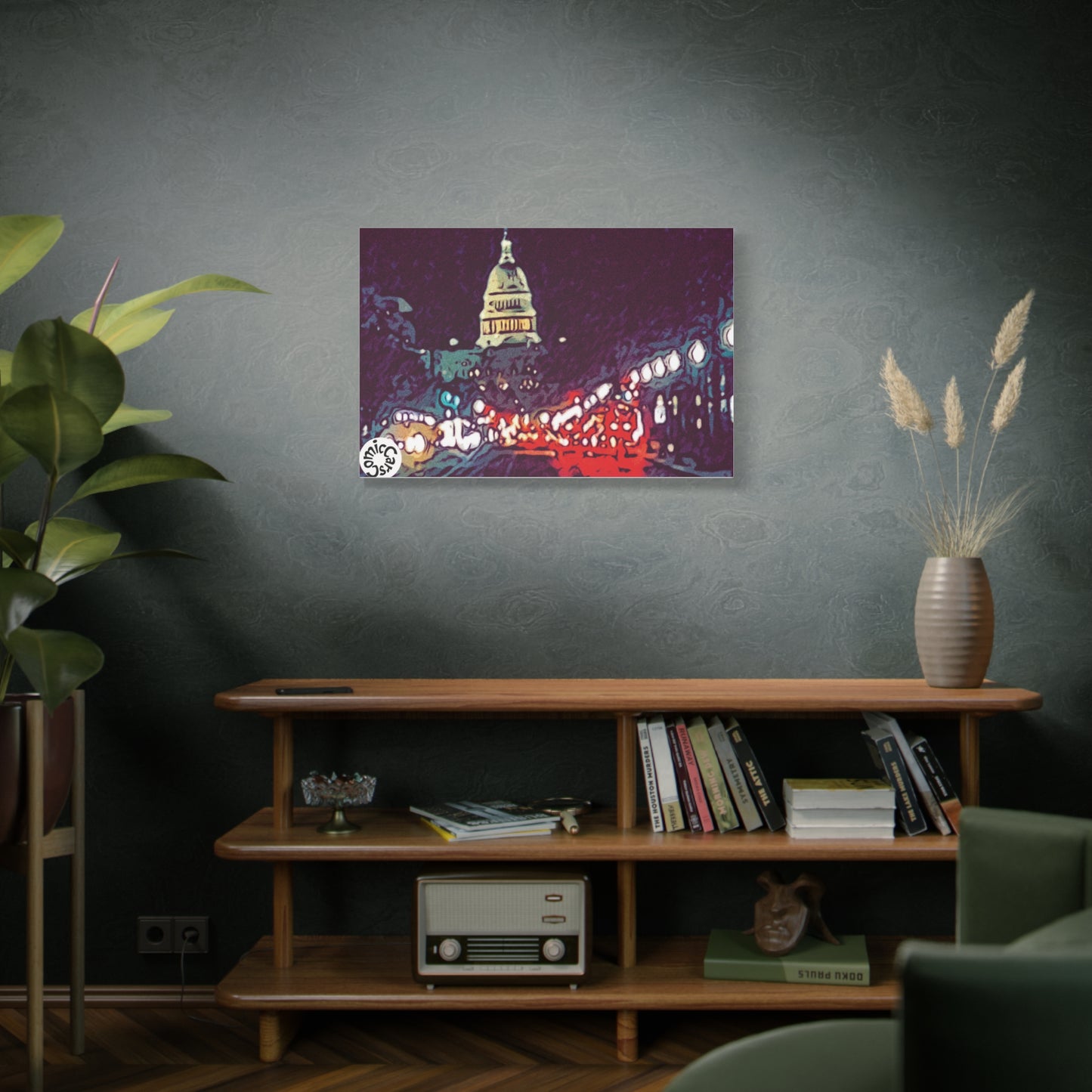Washington DC Cityscape Matte Canvas Wall Art
