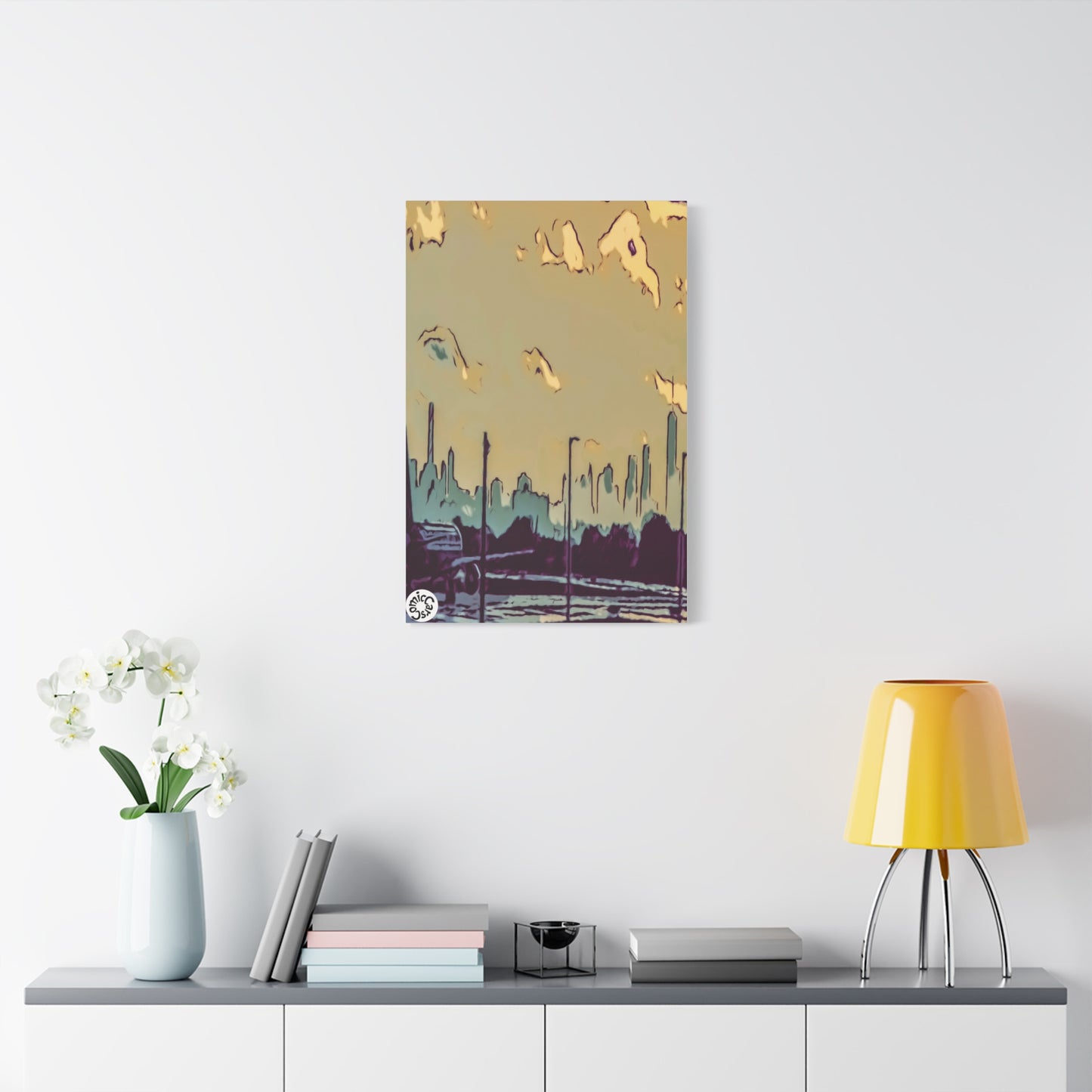 New York City JFK Airport Matte Canvas Wall Art Urban Home Decor