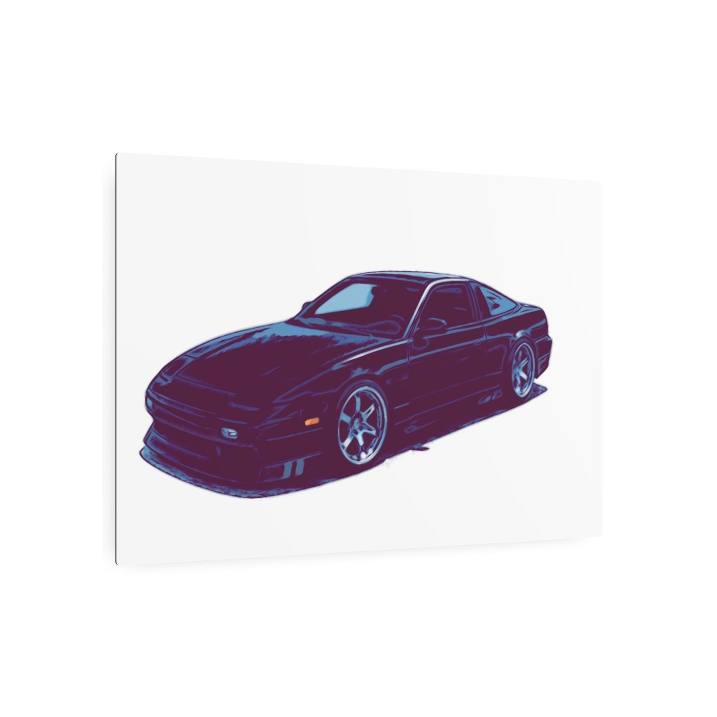 Midnight Drift – JDM Street Coupe Comic Wall Art