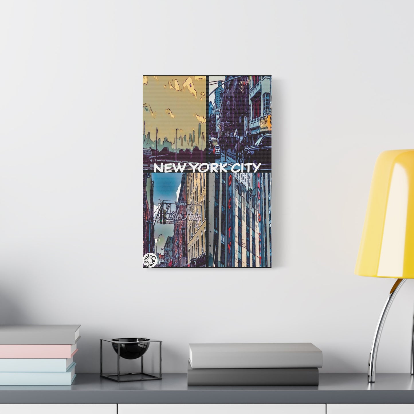 New York City Collection Matte Canvas Wall Art Urban Home Decor