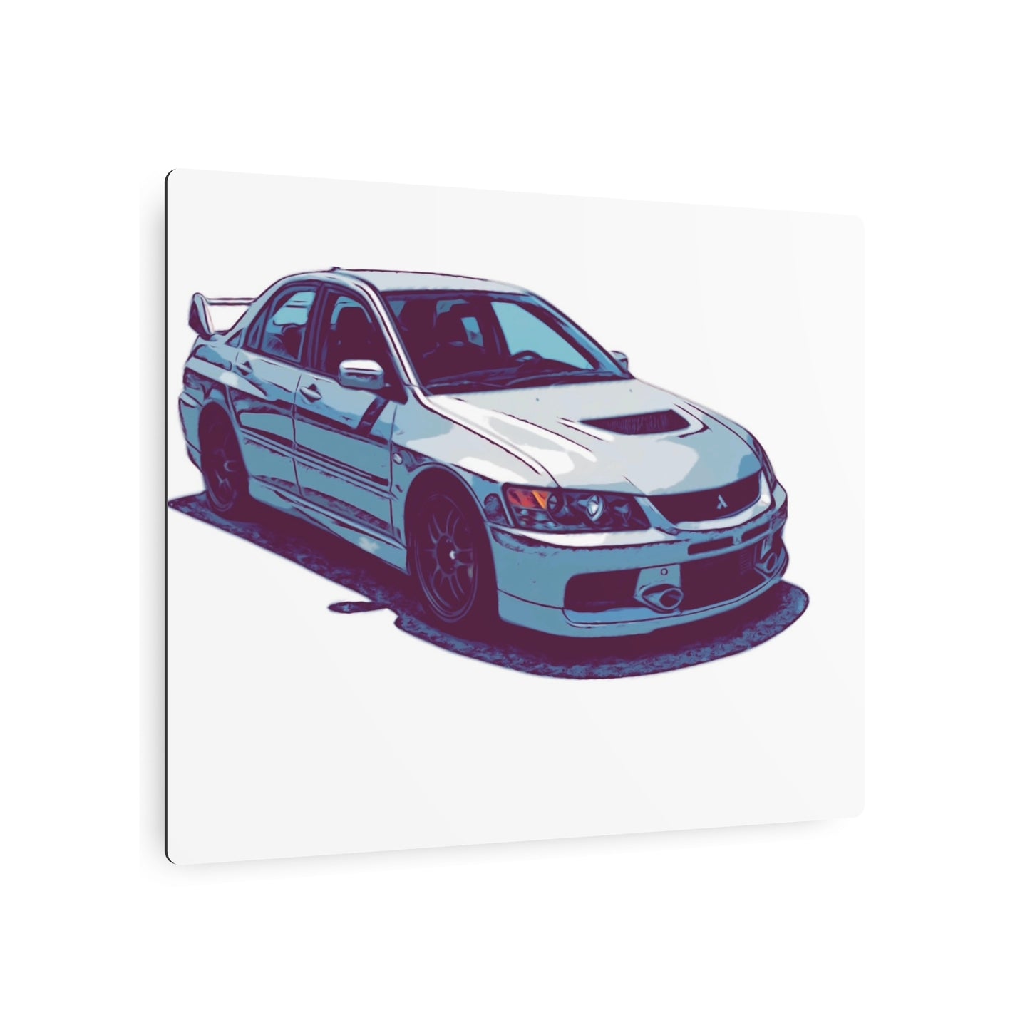 Rally Bloodline – Turbo Performance Sedan Comic Car Wall Art