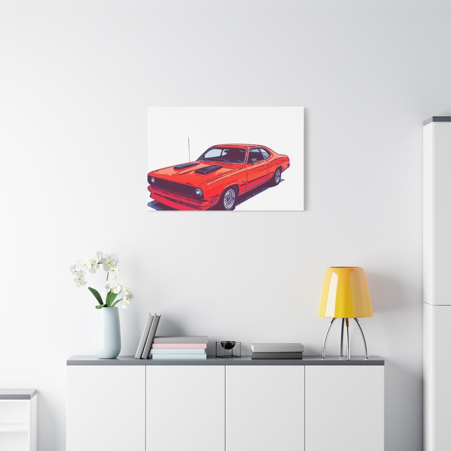 Cinderline Sprint – Classic Street Muscle Comic Car Wall Art