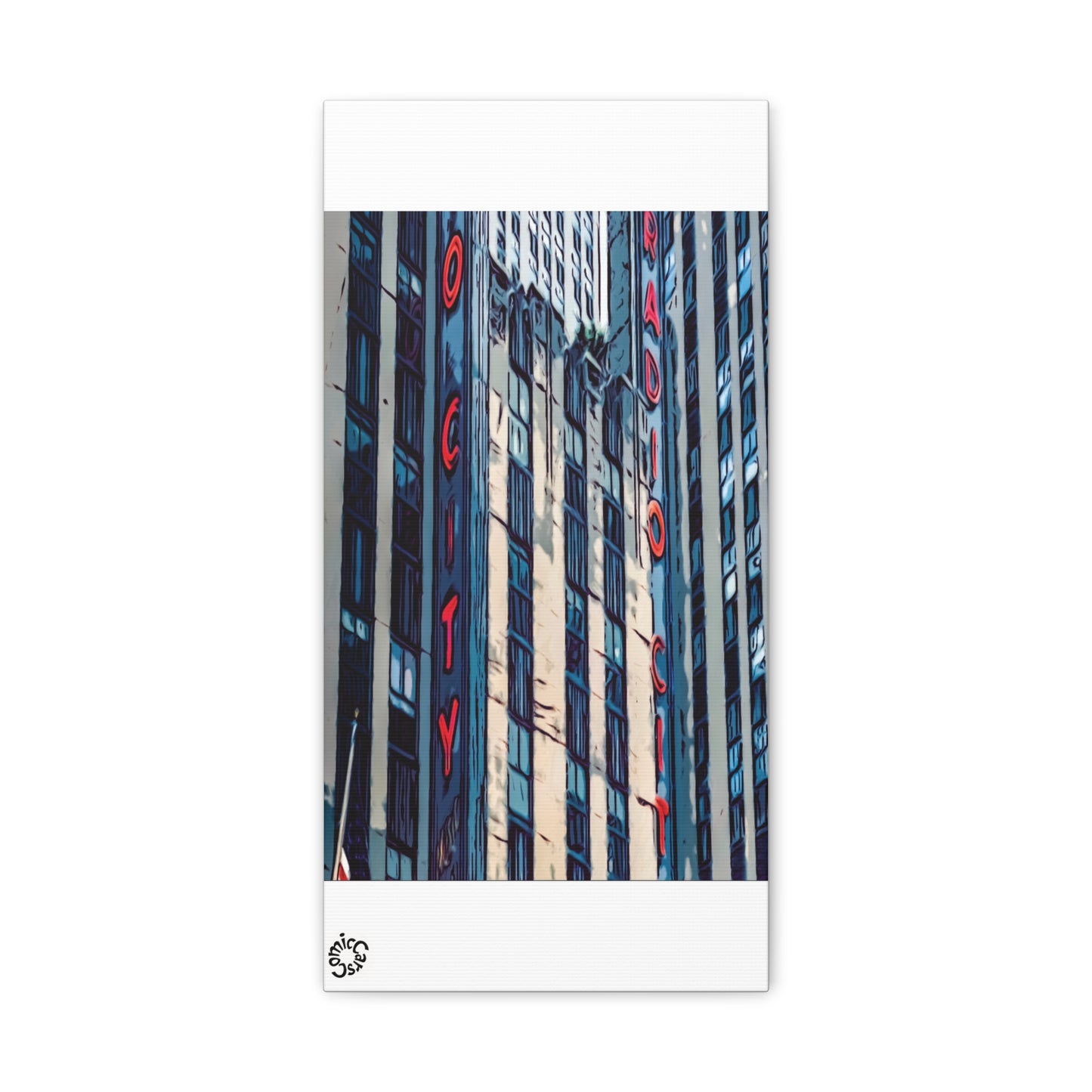 New York City Matte Canvas Wall Art Urban Decor Statement Piece