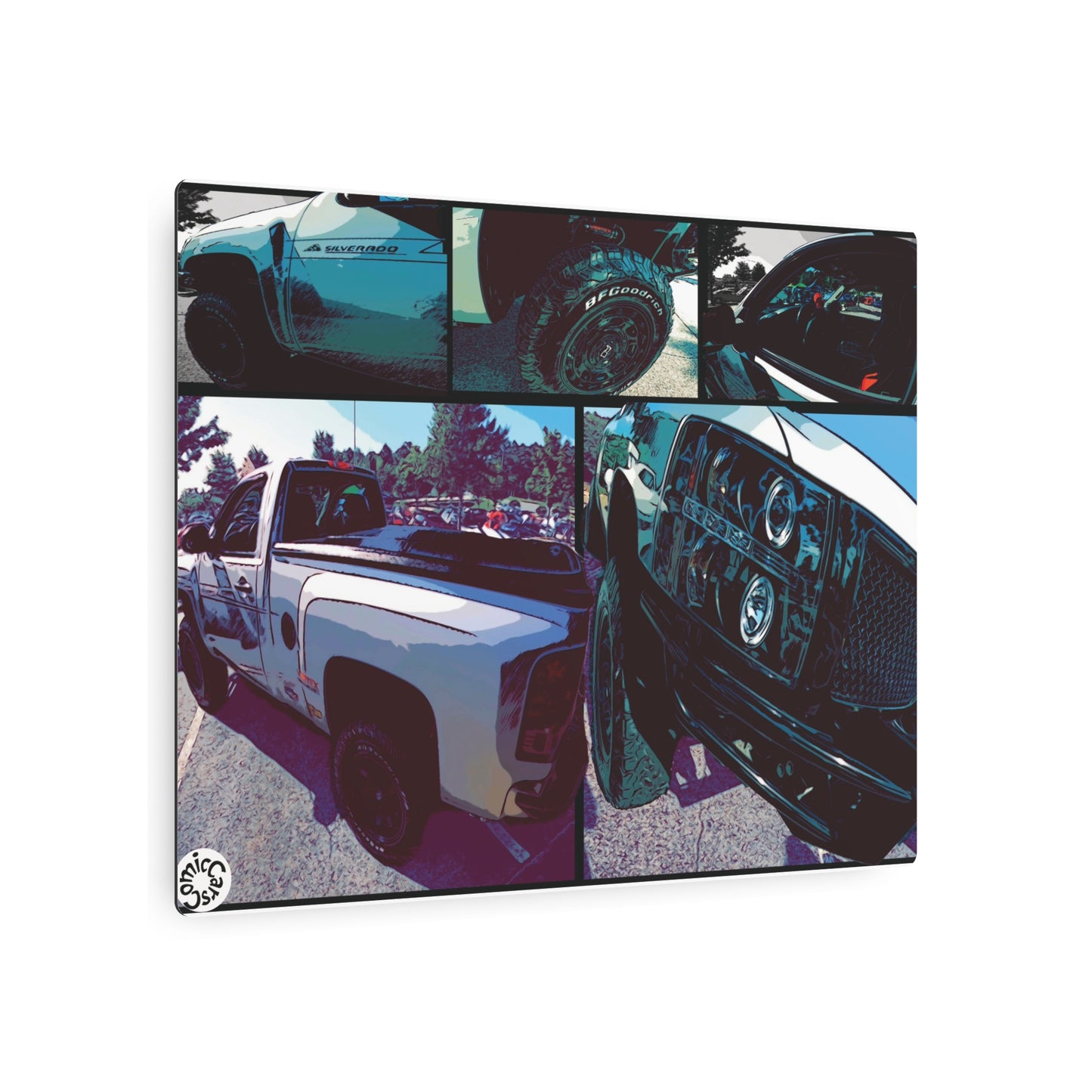 Metal Art Sign American Pickup Lifted Wall Decor