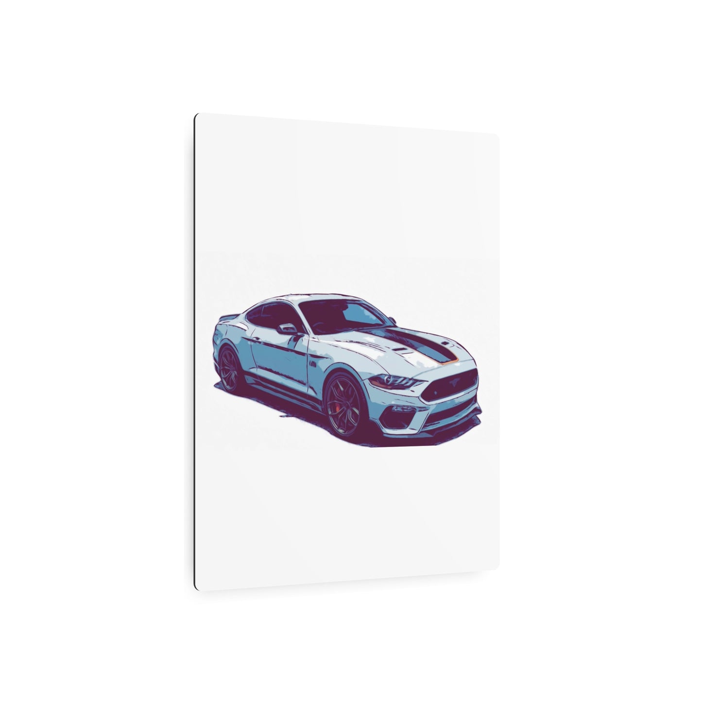 Track-Bred Street Coupe – Modern Performance Comic Car Wall Art