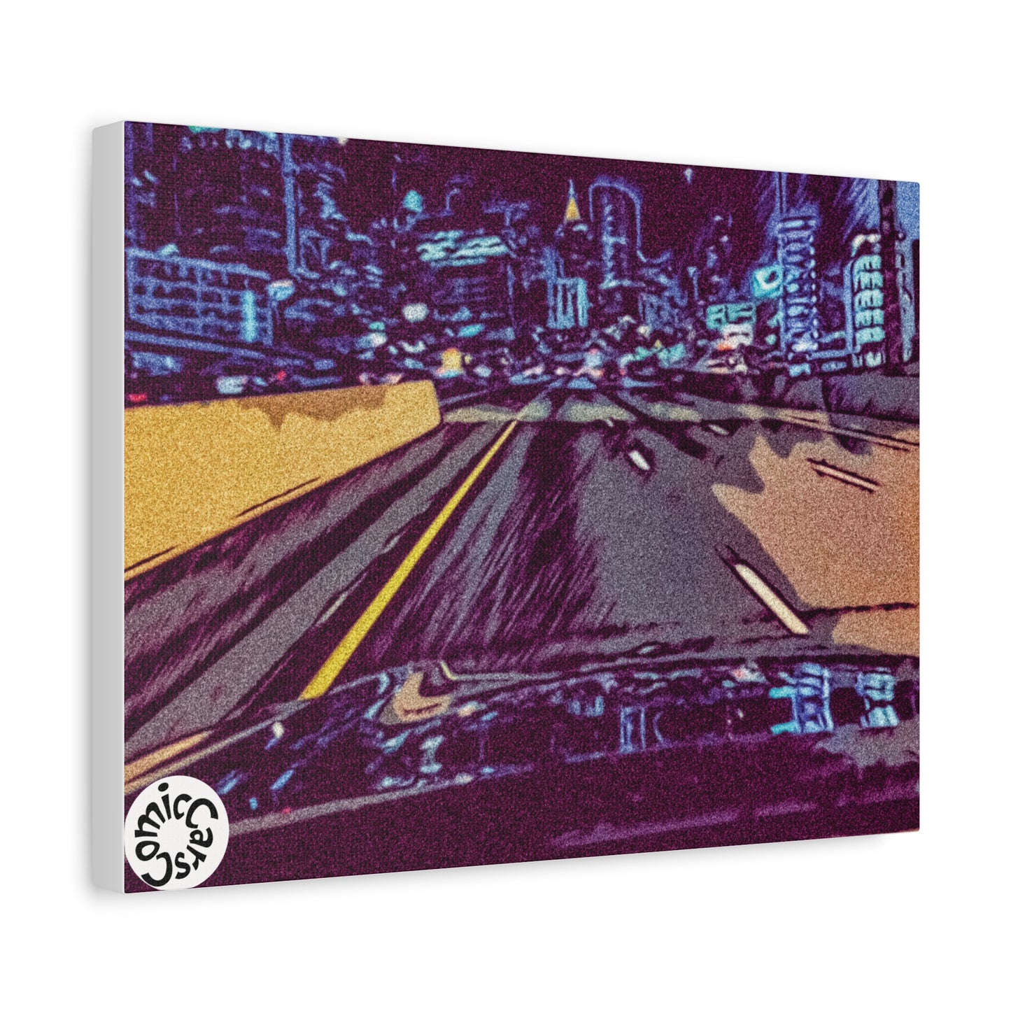 Atlanta Night Cruises, City, Matte Canvas Wall Art