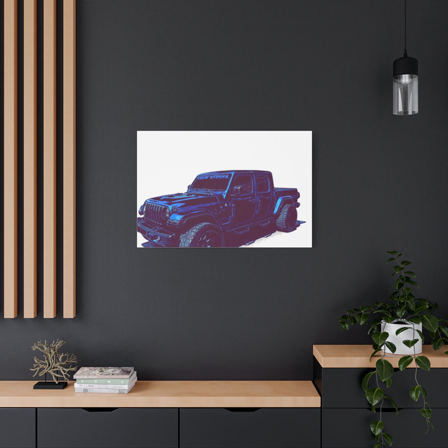 Show Stoppa – Lifted Off-Road Truck Comic Wall Art