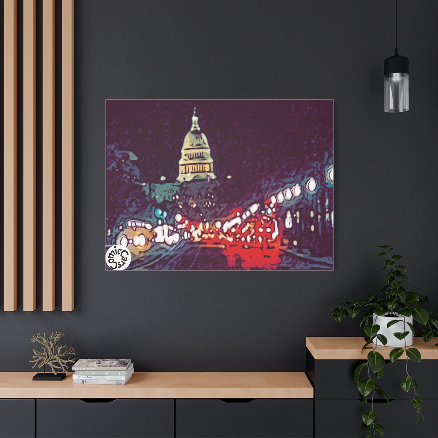 Washington DC Cityscape Matte Canvas Wall Art