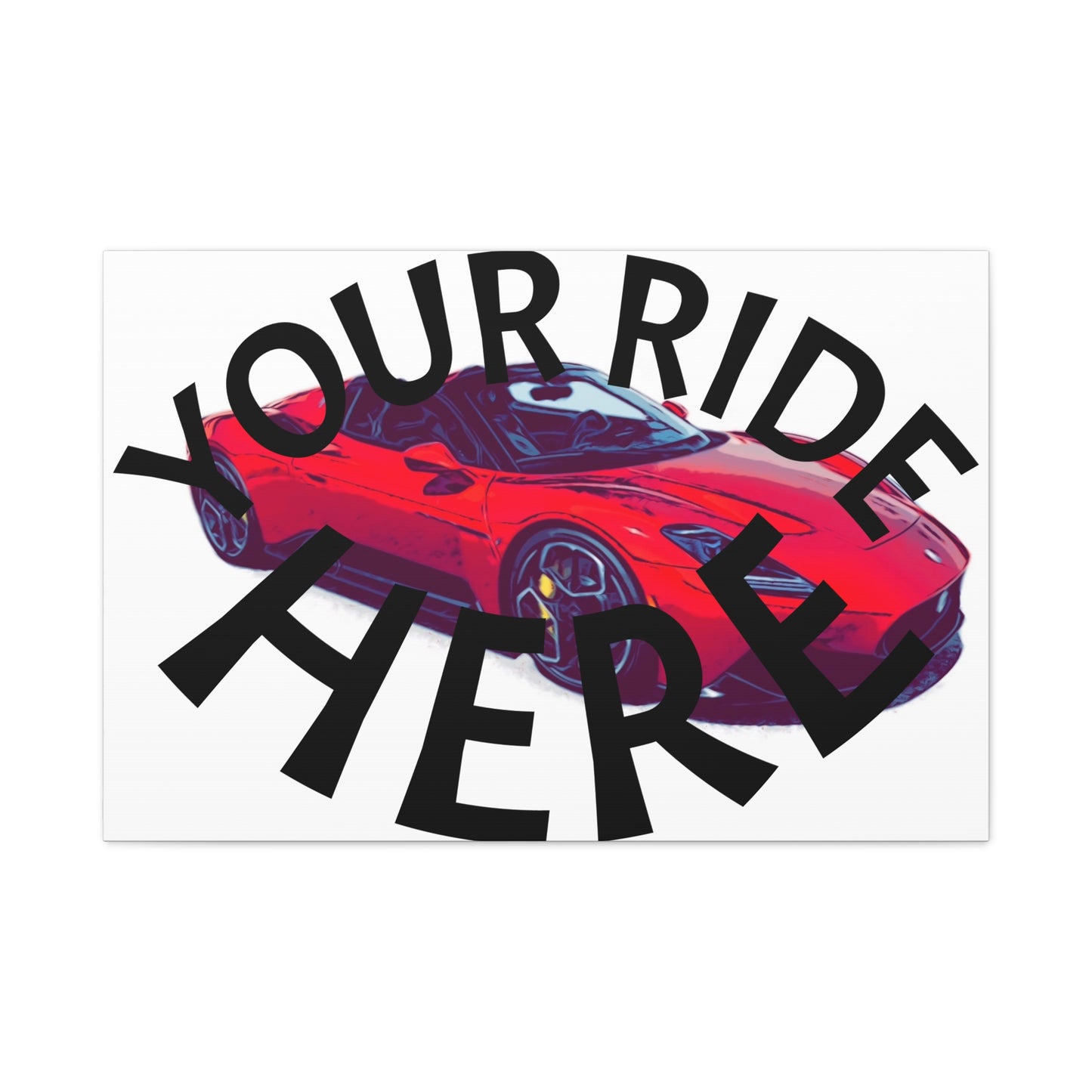 Comic My Ride – Custom Cartoon Car Illustration from Your Vehicle Photo