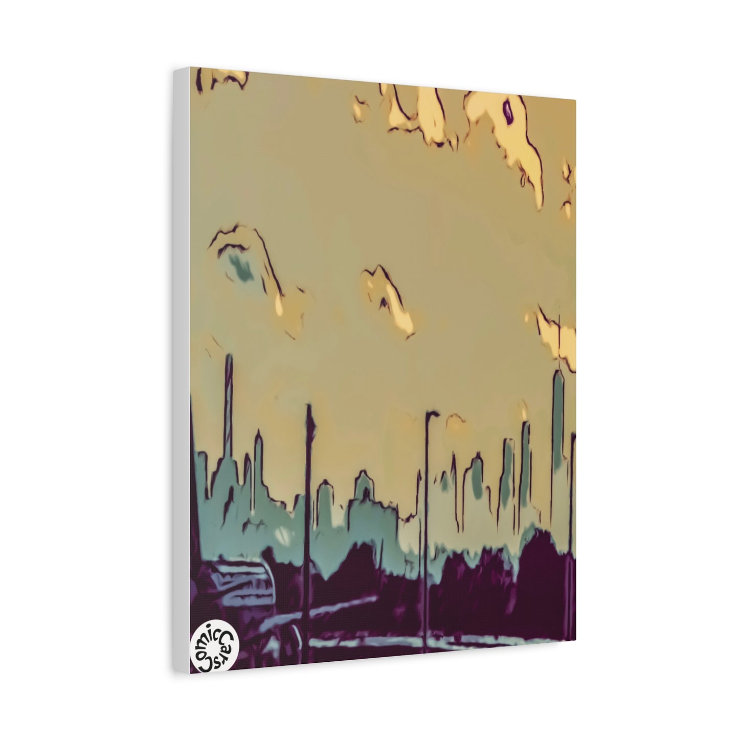 New York City JFK Airport Matte Canvas Wall Art Urban Home Decor