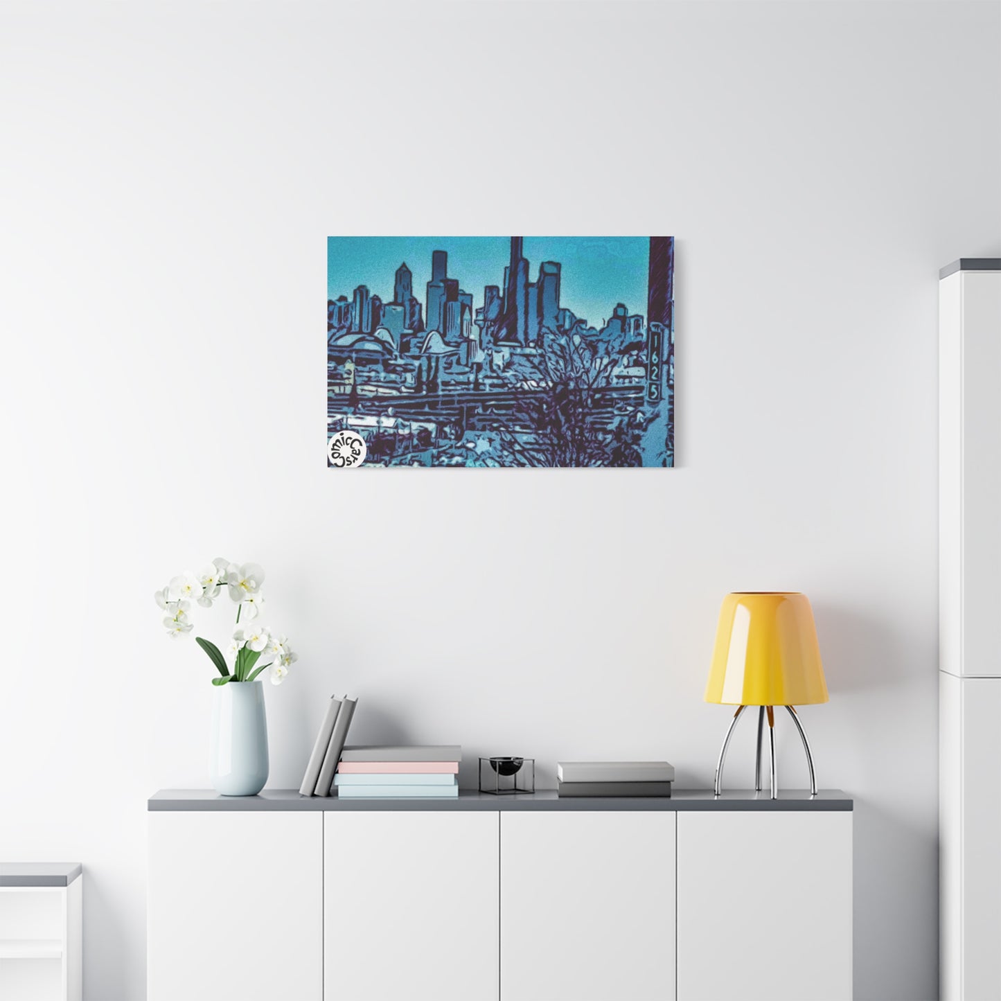 Seattle Cruises City Matte Canvas Wall Art