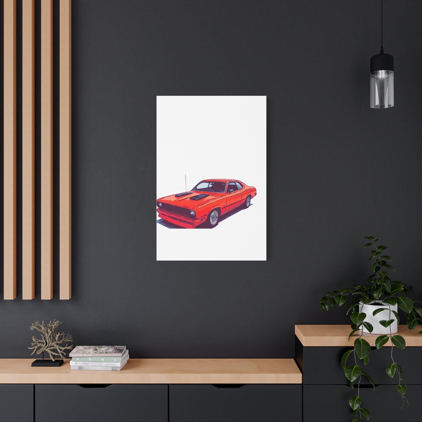 Cinderline Sprint – Classic Street Muscle Comic Car Wall Art